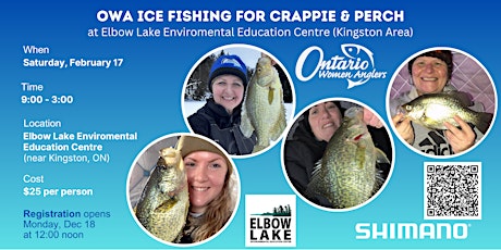 Immagine principale di Ice Fishing for Crappie & Perch - Elbow Lake - February 17 