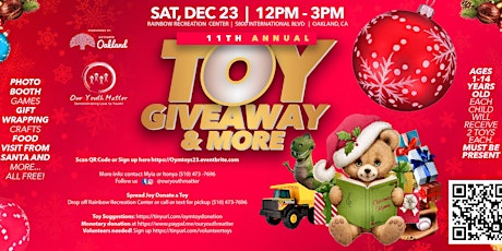 Imagen principal de Our Youth Matter 11th Annual Toy Giveaway