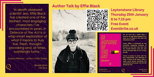 Hauptbild für Author Talk by Effie Black