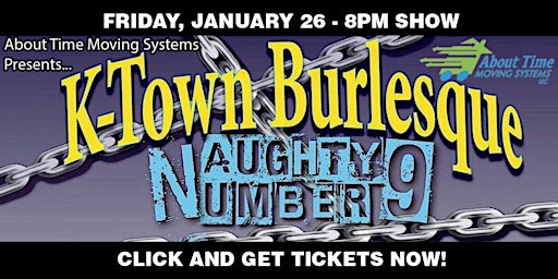 K-Town Burlesque - Naughty Number 9 - Friday, January 26th 8PM primary image