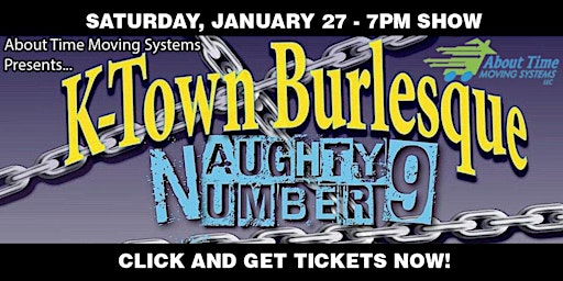 K-Town Burlesque - Naughty Number 9 - Saturday, January 27th 7PM primary image