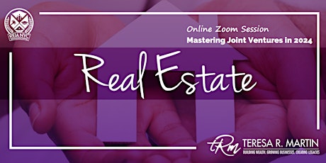 Maximize Real Estate Success: Mastering Joint Venture Partnerships primary image