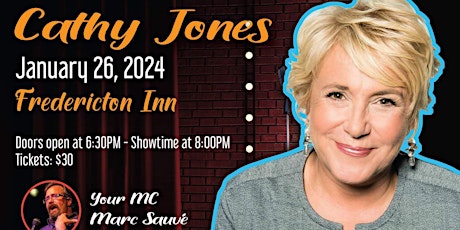 FROSTival FUNNY FUNDRAISER- CATHY JONES LIVE  to support We're Here For You primary image