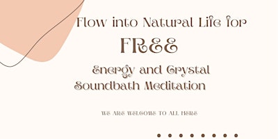 Imagem principal do evento Crystal Sound Bath & Freeing Meditation *Walk-Ins Welcome*