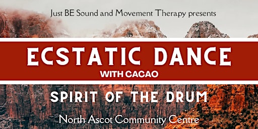 Ecstatic Dance Journey with Cacao:  Spirit of the Drum - LIVE drums! primary image