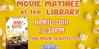 Primaire afbeelding van Movie Matinee at the Library: The Bad Guys (Rated PG)