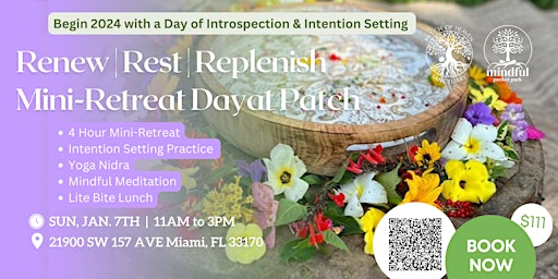 Renew | Rest | Replenish Mini-Retreat to Start the New Year @Patch primary image