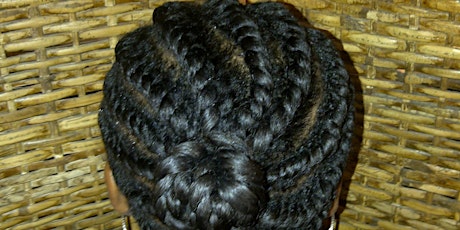 Two Strand Flat Twists Updo YOU primary image