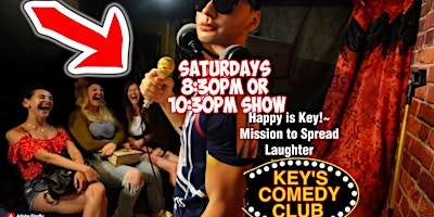 Imagem principal de SATURDAY KEYS STAND UP COMEDY CLUB (LEGENDARY) STAND UP TORONTO COMEDY SHOW