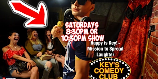 Imagem principal de SATURDAY KEYS STAND UP COMEDY CLUB (LEGENDARY) STAND UP TORONTO COMEDY SHOW