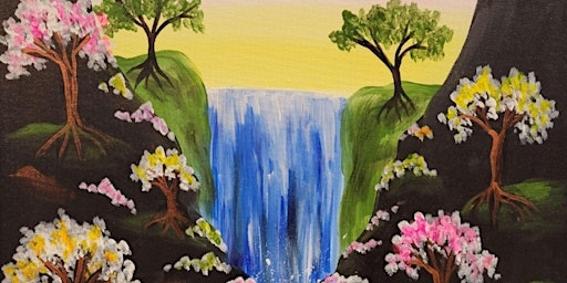 Imagem principal de Spring Waterfall - Paint and Sip by Classpop!™