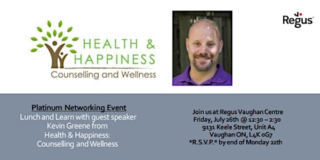 Networking Lunch and Learn with Kevin Greene from Health & Happiness primary image