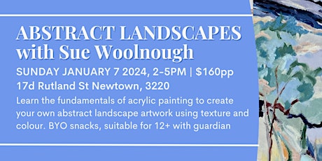 Image principale de Abstract Landscapes with Sue Woolnough