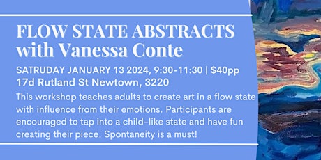 Image principale de Flow State Abstracts with Vanessa Conte