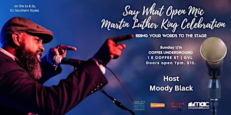 Martin Luther King Spoken Word Celebration at Coffee Underground primary image