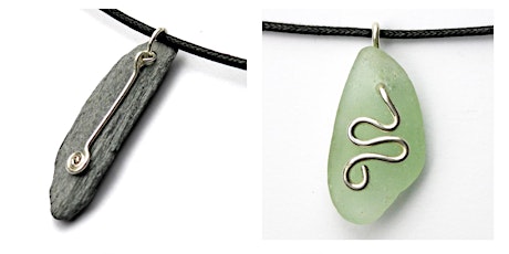 Sea Glass and Slate Jewellery making