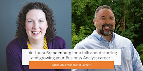 Let's talk: Starting and Growing your BA Career, with Laura Brandenburg! primary image