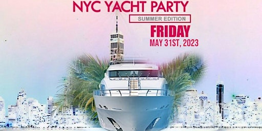 NYC Friday Hip Hop vs Reggae Midnight Cruise Jewel Yacht Skyport Marina primary image