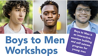 Young Carers - Boys to Men Workshop  (13- 17 year old) primary image