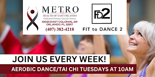 Free Aerobic Dance / Tai chi  for Senior Citizens at MetroHealth primary image