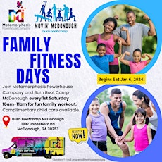 Family Fitness Days x MetIncPowerCo & Burn Boot Camp primary image