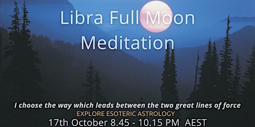 Libra Solar Fire Full Moon Meditation  primärbild