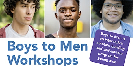 Image principale de Young Carers - Boys to Men Workshop  (18- 25 year old)