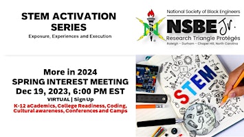 Imagen principal de Dec 2023 General Body Mtg | Spring 2024 STEM Activation Series | ACE