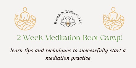 May Meditation Boot Camp!