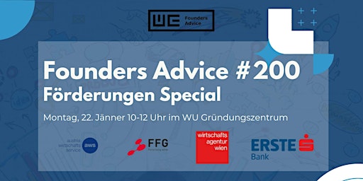 Immagine principale di Founders Advice #200 - Förderungen Special 