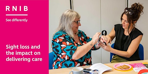 Imagen principal de RNIB Top Tips: supporting people with sight loss and dementia