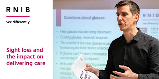 Image principale de RNIB Introduction to Sight Loss and Complex Needs - Inclusive environments