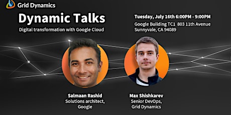 Dynamic Talks: Silicon Valley "Digital transformation with Google Cloud" primary image
