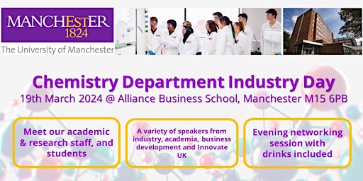 Chemistry Department Industry Day - University of Manchester primary image