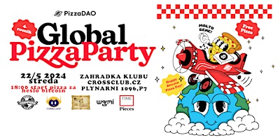 Primaire afbeelding van GLOBAL PIZZA PARTY / 4th BITCOIN PIZZA DAY PRAGUE
