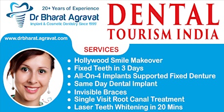 Join the Dental Tourism India Meetup at Boston by Dentist Dr Bharat Agravat primary image