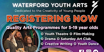 2024 April Waterford Youth Arts - Senior Drama workshops (15-19 yrs) primary image