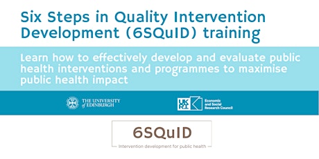 Six Steps in Quality Intervention Development (6SQuID) training primary image