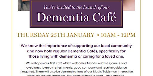 Imagem principal do evento Dementia Cafe