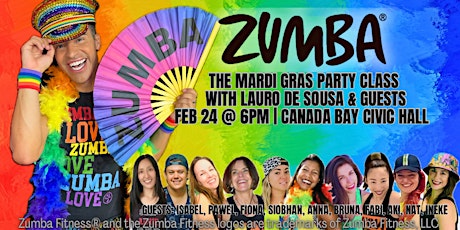 (99% SOLD) ZUMBA - THE MARDI GRAS PARTY CLASS primary image