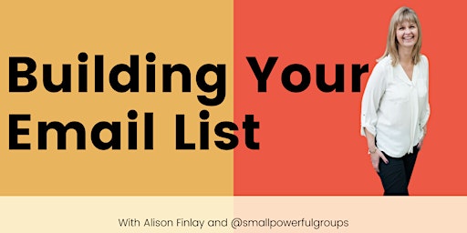 Building Your Email List primary image