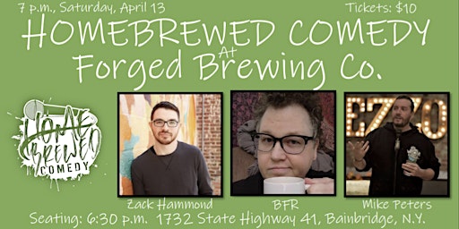 Homebrewed Comedy at Forged Brewing Co. primary image