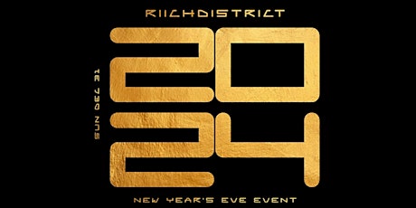 RIICH DISTRICT 2024 NEW YEAR'S EVE EVENT LGBTQI primary image