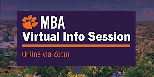 Immagine principale di Interactive Online Info Session | Clemson MBA 