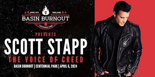 Imagem principal do evento Basin Burnout with Scott Stapp: Voice of Creed