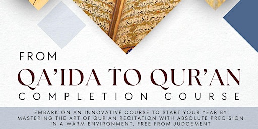 Primaire afbeelding van From Qa'ida to Qur'an - Completion Course