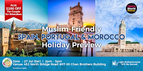 Muslim-Friendly Spain, Portugal & Morocco Holiday Preview primary image