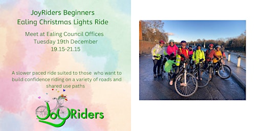 JoyRiders Beginners Night Ride - Ealing Christmas Lights primary image