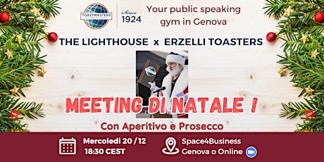 Meeting di Natale Toastmasters con i due club genovesi primary image