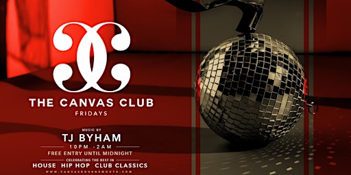 Imagem principal do evento The Canvas Club: w/ TJ Byham